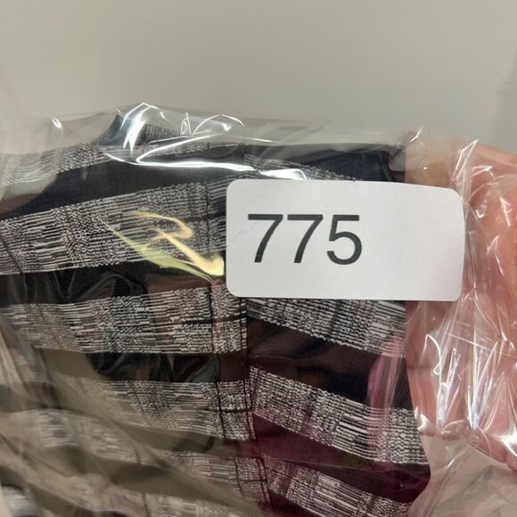 Patagonia Striped Board Shorts With Drawstring Waist & Zippered Pocket Black/Gra - Picture 8 of 8